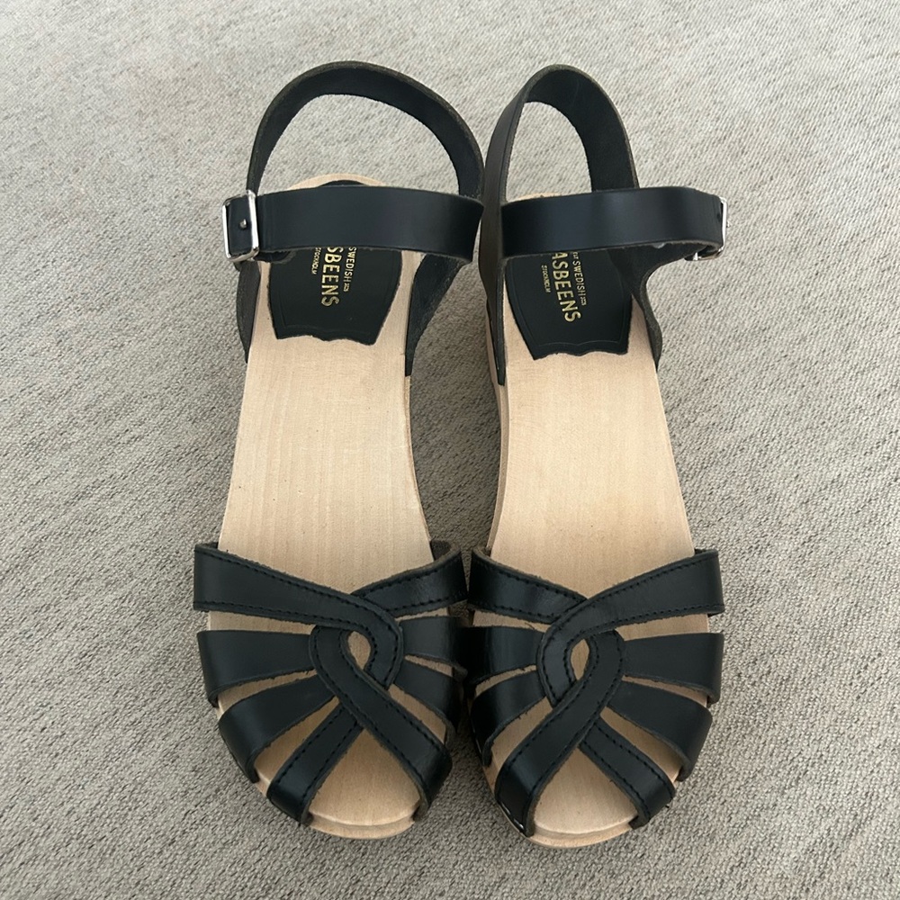 Swedish hasbeens sandals size 37